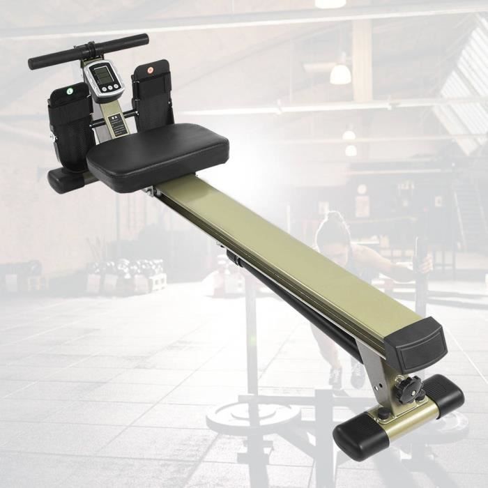 Dioche Rameur de sport Équipement d'exercice de forme physique de rameur à la maison de toner de corps de machine à ramer de