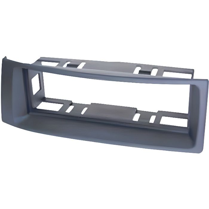 Adaptateur de façade d'autoradio simple DIN gris bleuté Renault Scenic > 2002