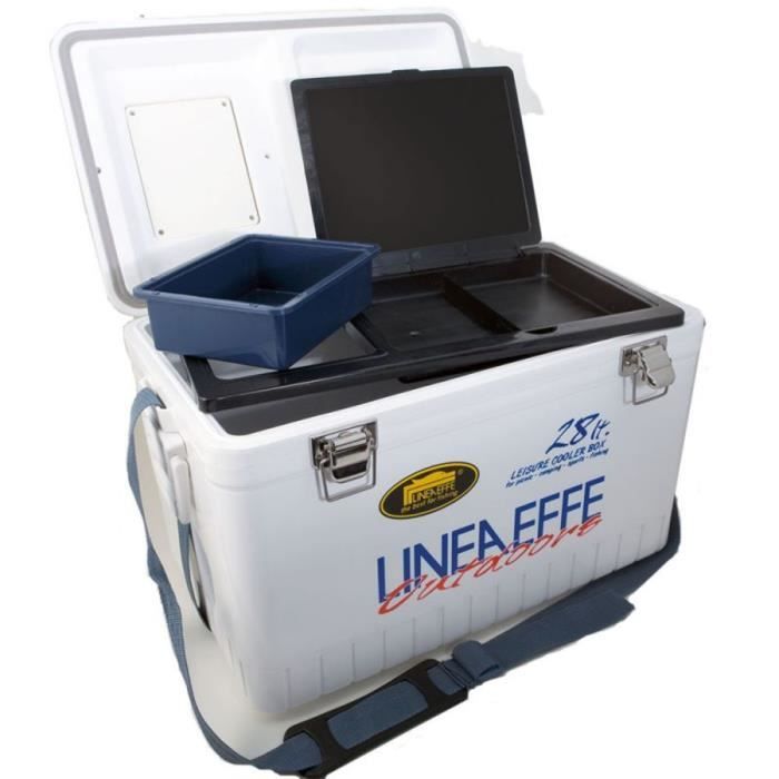 Lineaeffe Cooler 28 L 50 x 30 x 32 cm Vivier à Poisson Equipement de Pêche Mer Traîne Bateau