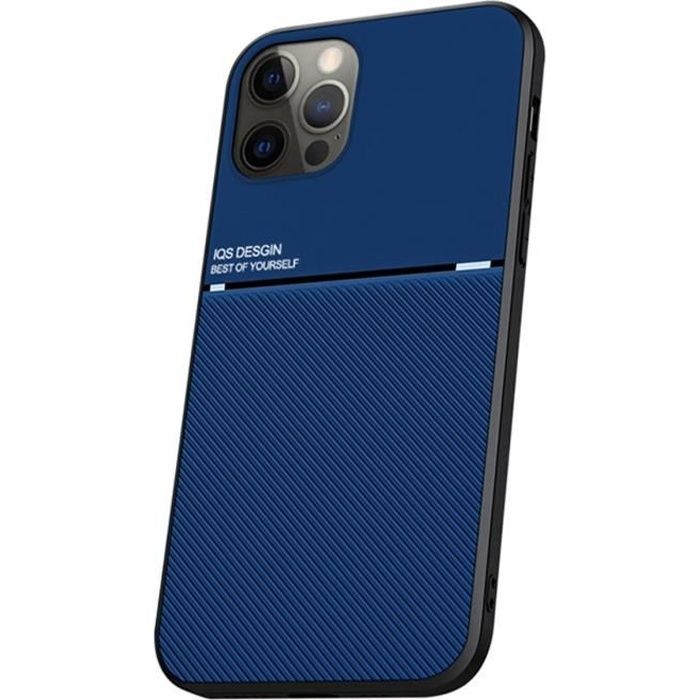 iPhone 13 Pro Max Silicone Souple Bumper Coque de Protection Antichocs Anti-Rayures Case pour iPhone 13 Pro Max 6.7- - Bleu