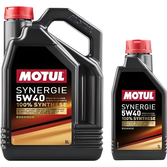 MOTUL Huile SYNERGIE ESSENCE 5W40 5+1L (bidon) - Huile auto