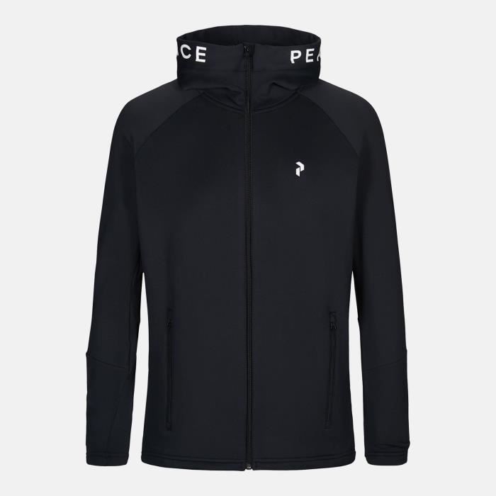 Veste Softshell Peak Performance M Rider Zip Hood Black Homme