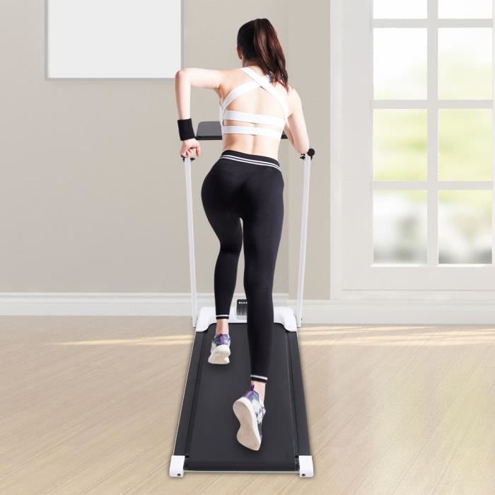 Tapis roulant pliant minceur blanc