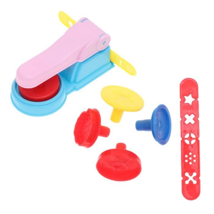 7pcs moule à pâte à modeler couleur kit de modèles de boue enfants BOITE DE RANGEMENT - BAC DE RANGEMENT OUTILS (VIDE)