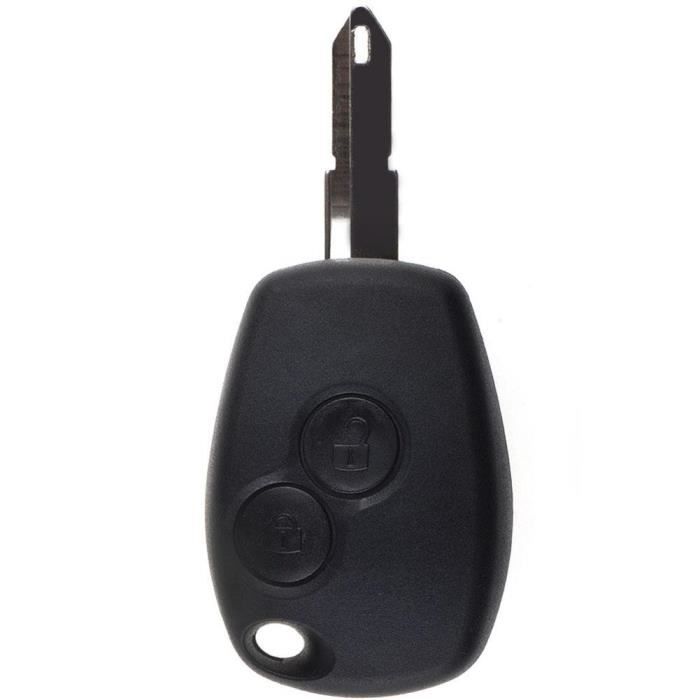 CLE PLIP DACIA Dacia Logan Sandero Duster Lodgy 2 boutons LAME TROU COQUE @Pro-Plip