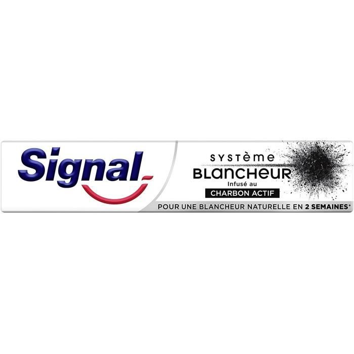 SIGNAL Intégral 8 Dentifrice Charbon blancheur & Detox - 75 ml