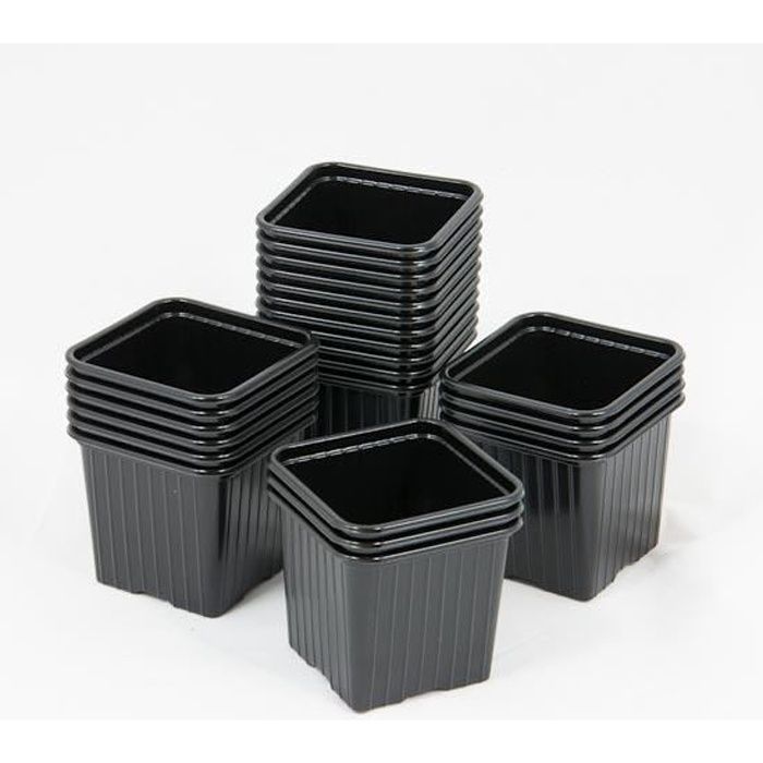 GODETS 7x7x6.4 THERMO NOIR (x 100) x 100