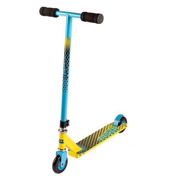 Trottinette Street Surfing Stunt Scooter - Trickster Yellow Blue