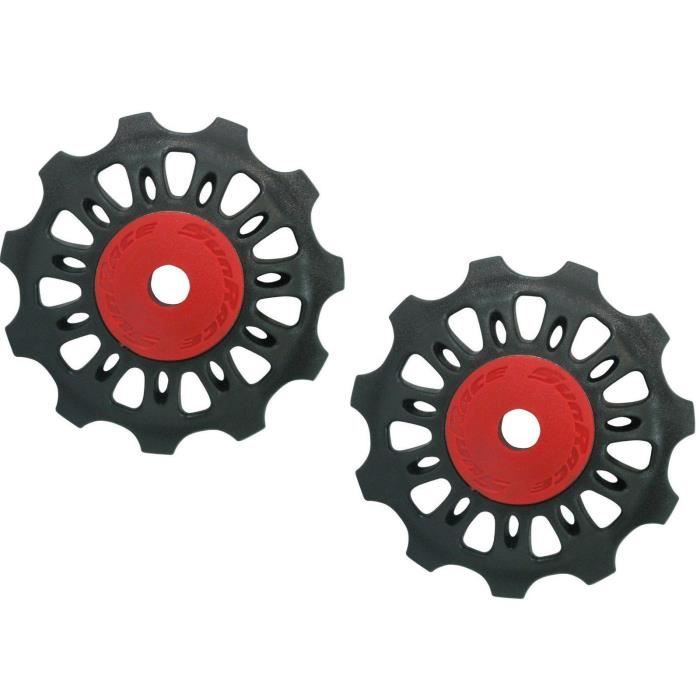CERAMIQUE KIT 2 GALETS DERAILLEUR SUNRACE SP856 7/8 VITESSE 11 DENTS GALET VELO