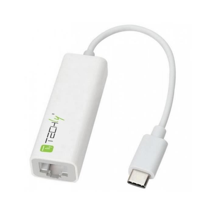 TECHLY - Techly IADAP USB31-ETGIGA CABLE USB ADAPTER MA CONVERTISSEUR C Gigabit Ethernet