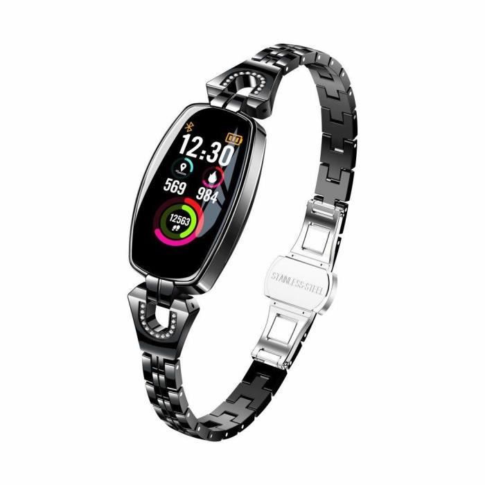 Montre ConnectéE Bracelet Connecté Podometre Cardio Homme Femme Enfant Smart Watch Android iOS Etanche Smartwatch Sport Running