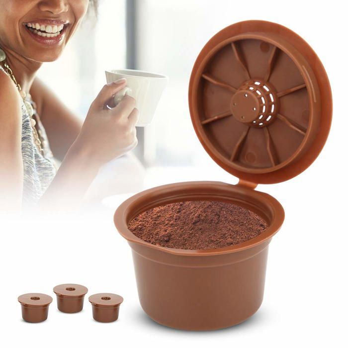 Filtre à Café Réutilisable En Silicone - Pliable, Avec 100 Filtres Papier