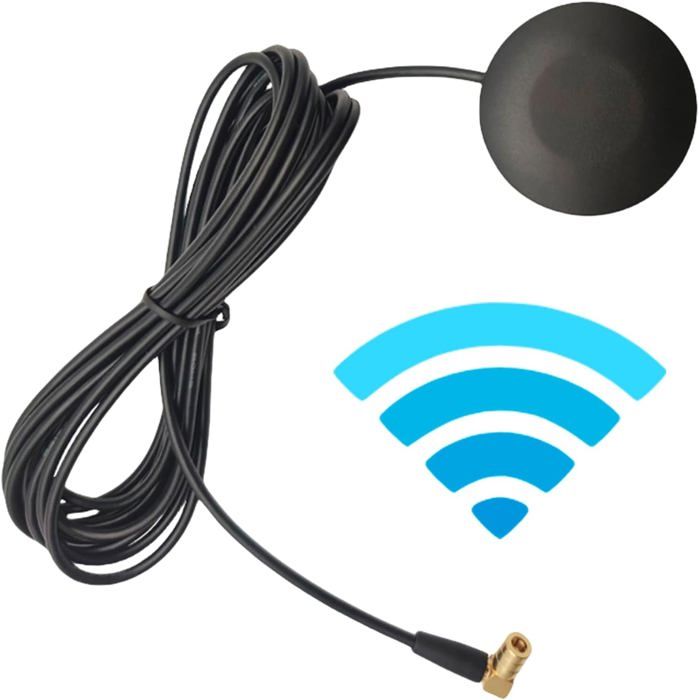 Antenne Dab Pioneer Antenne Radio DAB Antenna SMA, DAB+ Avec Câble De 3 Mètres Et Support En Verre Pour Pioneer Clarion JVC Kenwood Alpine Antenne Dab Voiture