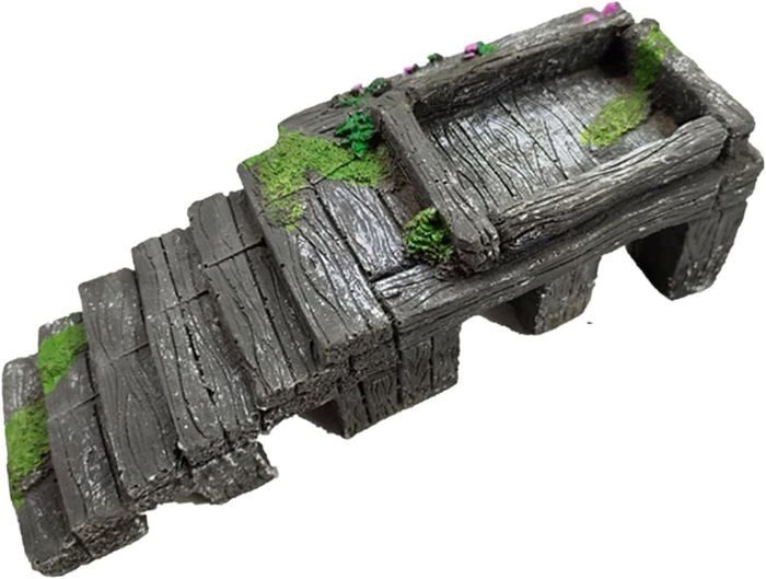 Comparer les prix de Grande plate-forme d'escalade en résine pour tortues, reptiles, cachettes de crevettes