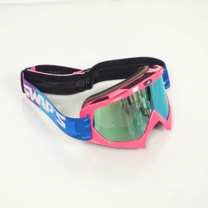 Lunettes Moto Cross Anti-buée Avec Lentilles PC Et Monture TPU - Protection UV, Ventilées, Compatibles Avec Casques