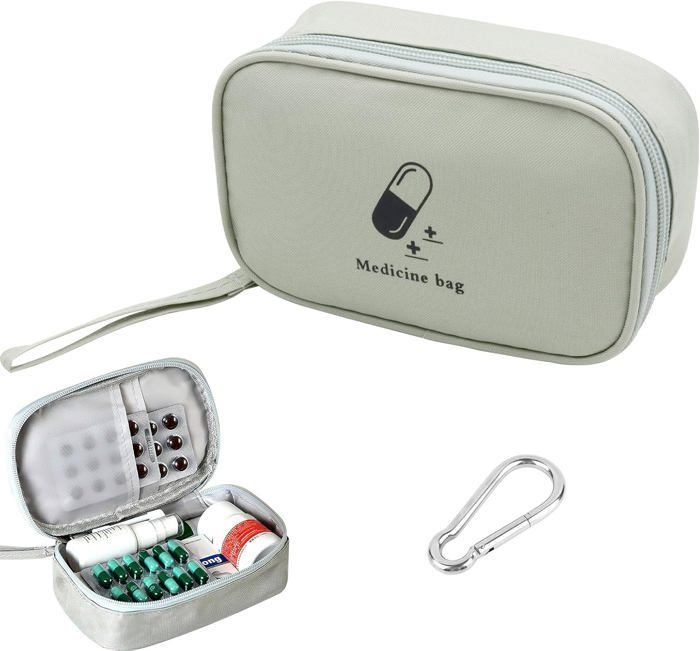 Lot De 2 Petits Sacs De Premiers Secours Portables Avec Fermeture Éclair Pour Le Camping, La