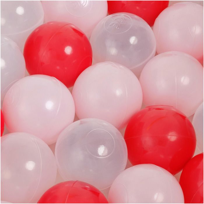 HFJKFW-50 Balles de Jeu en Plastique 5,5cm Set de Balles colorées pour