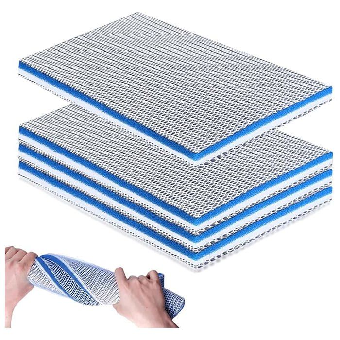 Comparer les prix de Filtre pour aquarium - KZQ - 4pcs cotons filtrants 8D - 20 x 30 cm - Réutilisable - Mousse biochimique