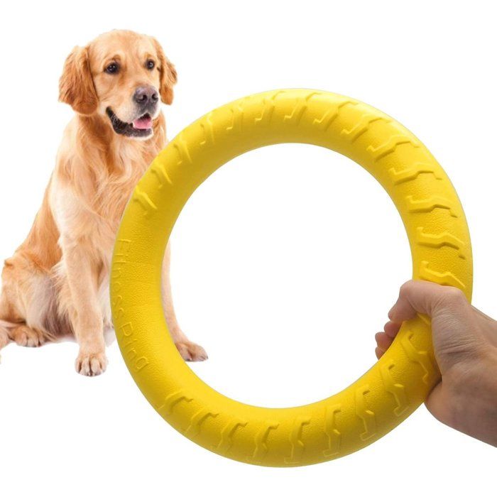 Comparer les prix de Frisbee pour chien - Jouet pour chien - Grand jouet indestructible - Jouet à mâcher pour chiens agressifs - Frisbee pour chiens de
