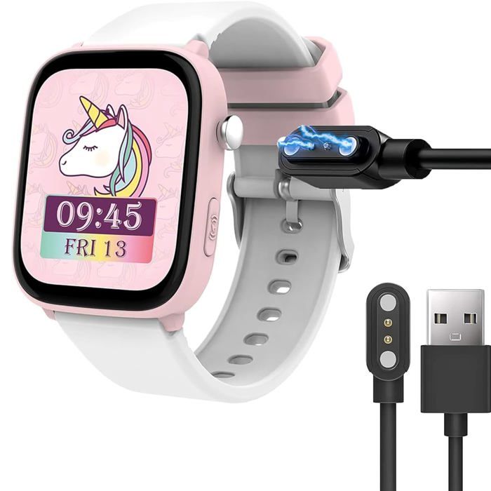 Magnétique Chargeur Compatible avec ICE-Watch Ice Smart Junior 3.0 FM 1 75 Pouces Magnétique Chargeur Montre Connectée USB 3 3ft