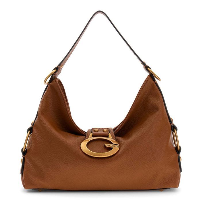 GUESS Sac à épaule marron pour femme - Camden Shoulder Bag Cognac 336866
