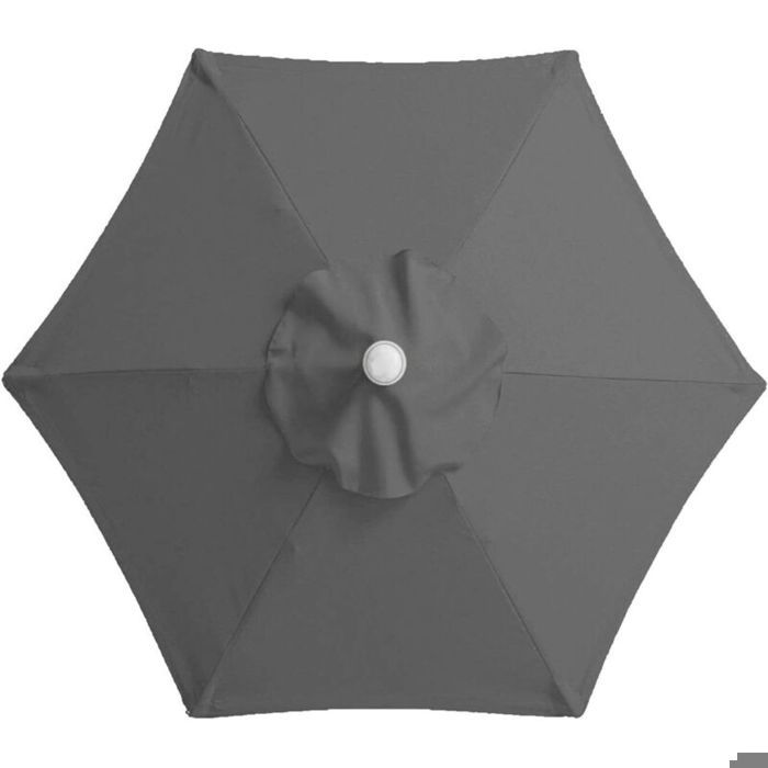 Parasol de jardin - PZCC - Inclinable - Diamètre 20/27 m - Rotation 360° - Toile résistante UV et eau