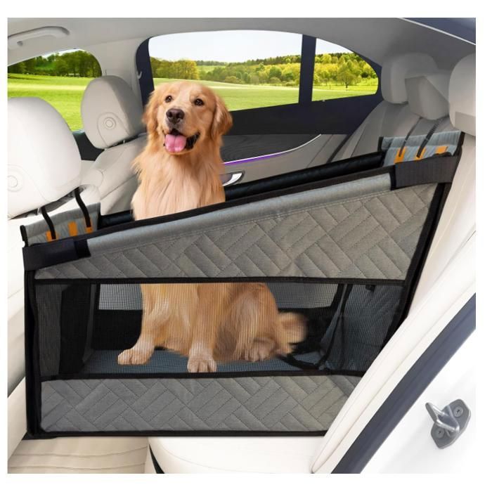 Siège auto pour chien - Renforcé extra-stable - Imperméable - Antidérapant - Pour chiens moyens et grands