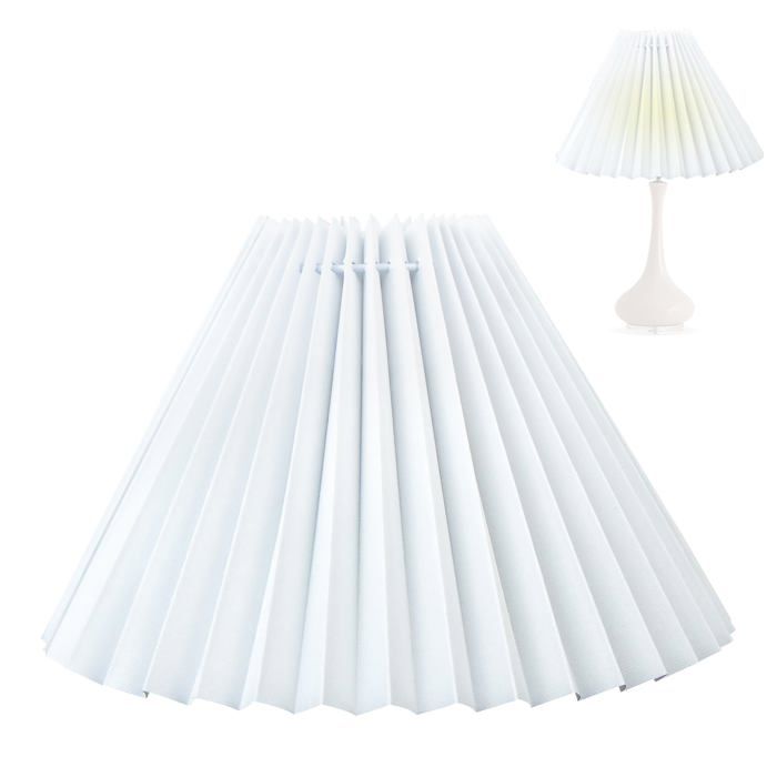 Abat Lampe Chevet Abat-Jour Lampes Table Lampe Abat Jour Clip 160mm Jour Mural pour Abatjour sur Pied Plafond Chambre Lustre A