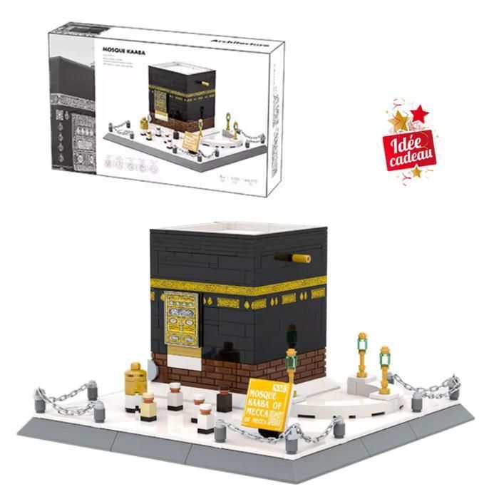 Kaaba de La Mecque en Briques de Construction Compatible LEGO – 446 Pièces – Modèle Architecture – Dès 6 Ans - Boîte commerciale