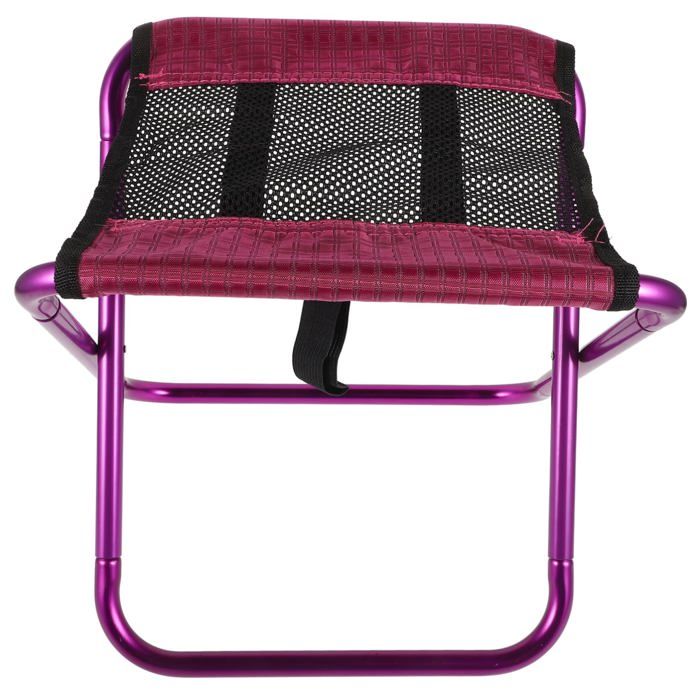 Yardwe Tabouret Pliant de Pêche en Toile Oxford et Métal sans Montage Portable pour Randonnée et Marche Banc Pliable Compact pour