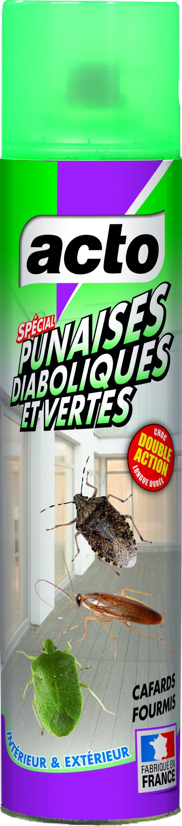 Aérosol spécial punaises diaboliques et vertes Acto 400ml