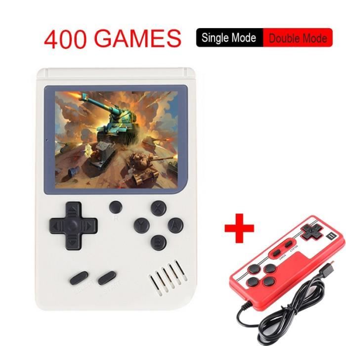 Rouge - Mini Console de jeu Portable rétro 8 Bit, 400-en-1, avec écran LCD couleur de 3.0 pouces