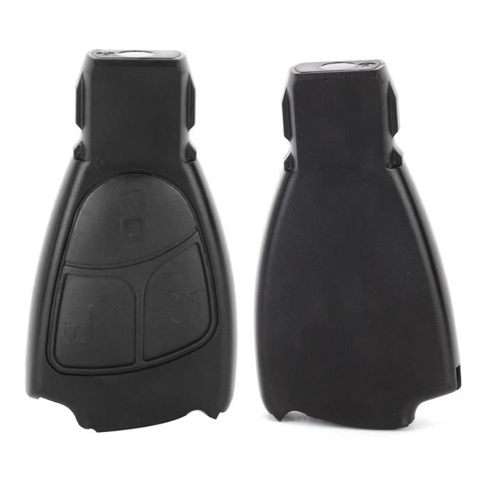 Coque de clé de Voiture de Remplacement pour R-enault C-lio T-Wingo S-cenic M-odus K-angoo D-acia L-aguna M-egane L-Ogan E-Space Key Shell avec Lame Vierge Non coupée (3 Boutons
