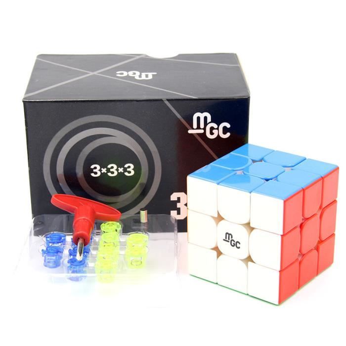 MGC 3X3 V2 Couleur Megaminxeds Magic Speedcube, Jouet Magnétique