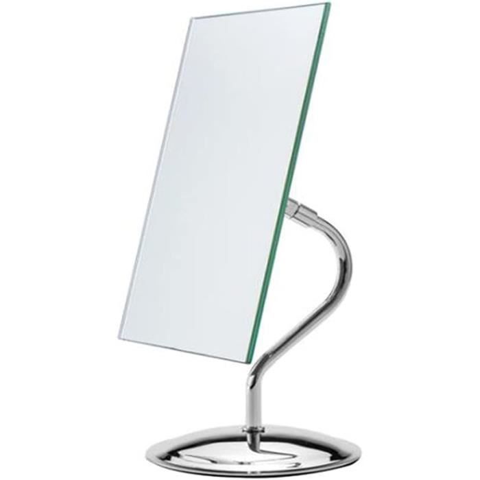 Petit Miroir Sur Pied MYLERCT Forme Chat - Miroir Maquillage Angle Réglable