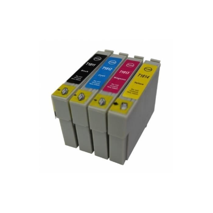 Set De 10 Cartouches D'encre Compatibles Epson T1816 - Non OEM - Multicolore - Neuf