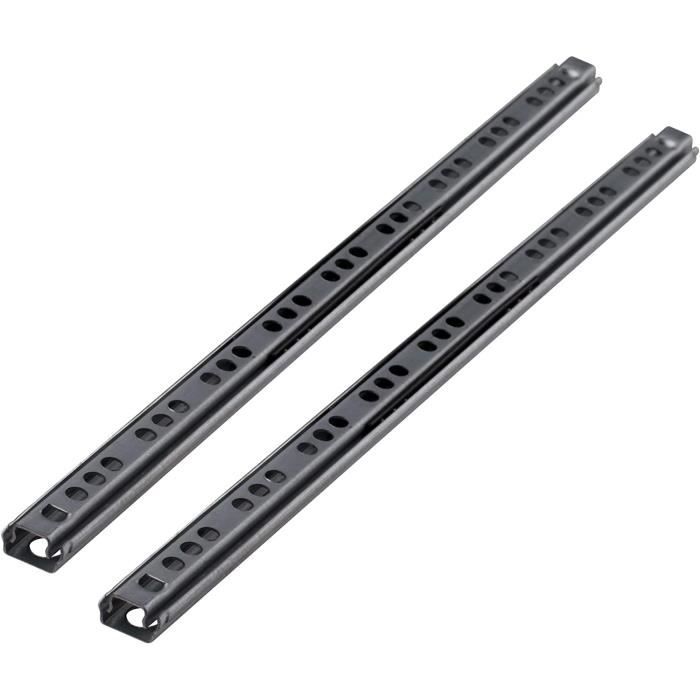 Supports De Tringle à Vêtements LouMaxx - Lot De 2, Zinc Robuste, Pour Tubes Ovales 15 Mm