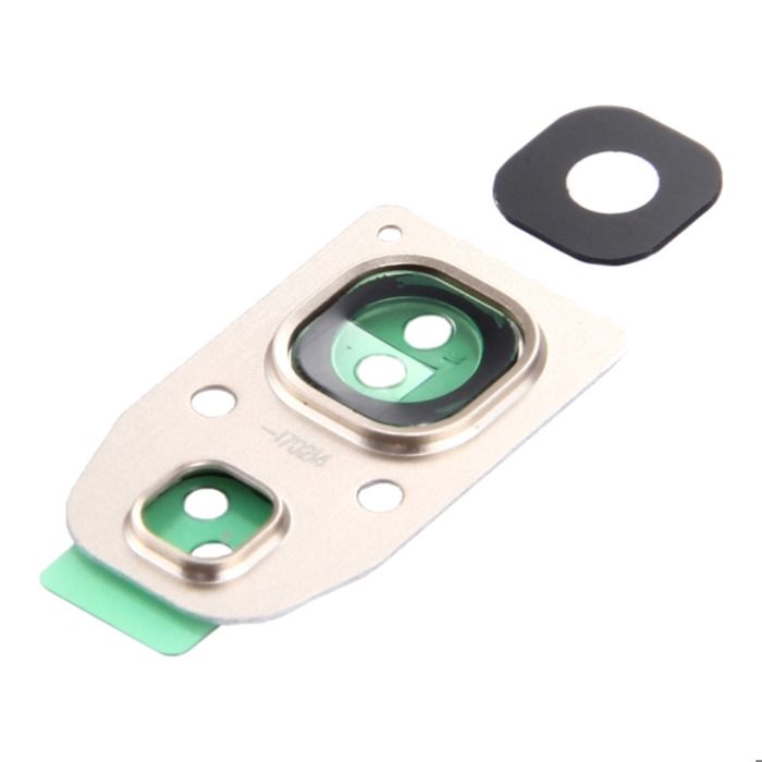 Lentille vitre en verre de remplacement dorée pour caméra Samsung Galaxy A3 2017 (A320) Galaxy A5 2017 (A520) et Galaxy A7 2017