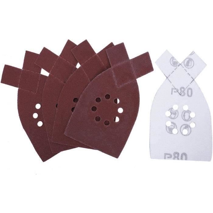 56 Pcs Papier à Poncer Feuilles Abrasives 93x185 Mm - Grains 40 à 400, Pour Ponceuse Et Ponçage Manuel