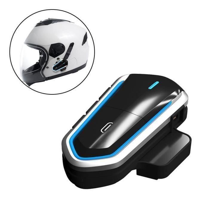 QTB35 BT Casque de Moto Helmet Oreillette Bluetooth Motorbike Headset