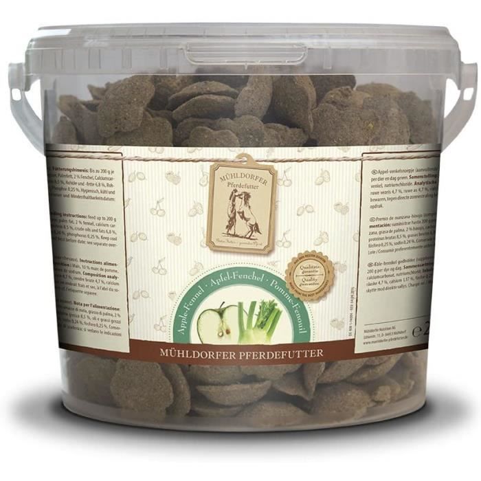 Mühldorfer Friandises Chevaux Mangeoire pour Cheval, Pomme de