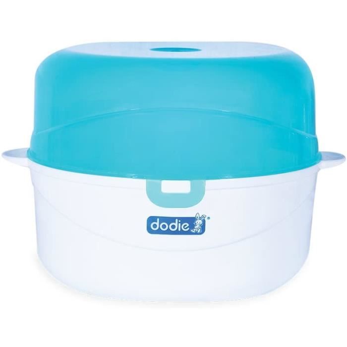 Stérilisateur 2 en 1 - Dodie - Micro-onde - Compact - Bleu - Mixte