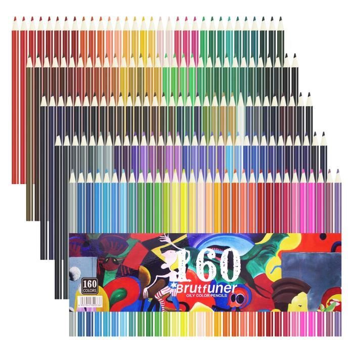 Laconile 160 grasses Art Crayons de couleur Couleurs vives Pré