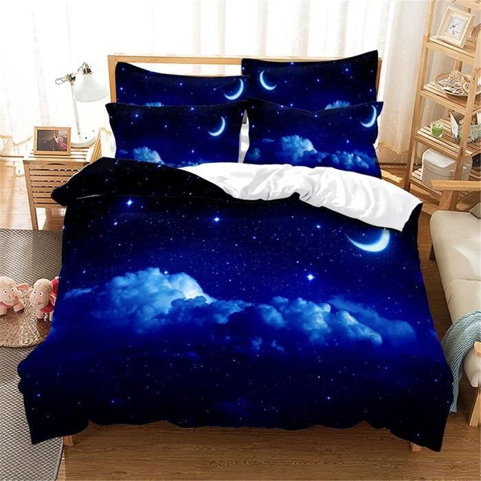 Parure Housse De Couette 3 Pièces Mario Kart Impression 3D – King 220x240 Cm, Microfibre Douce & Respirante