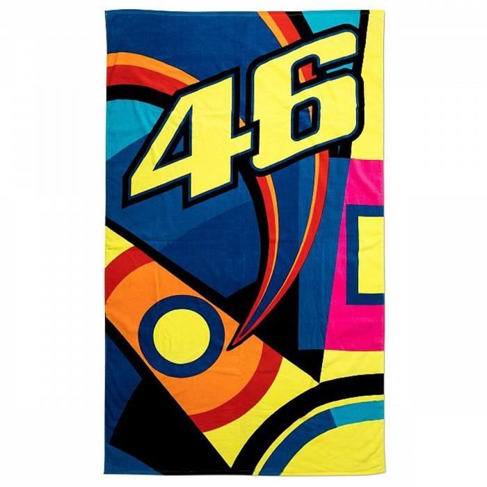 Valentino Rossi Vr46 Moto Gp Sun Moon Serviette De Plage