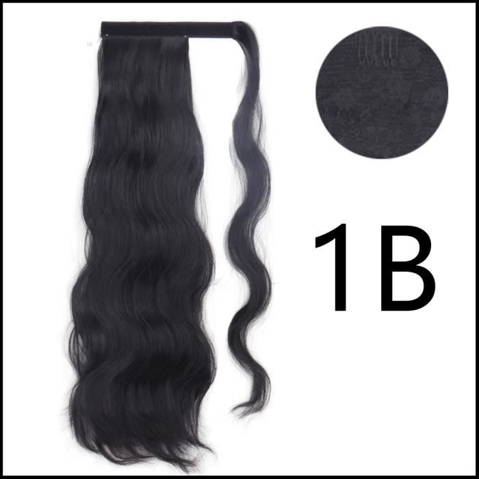 Extension Capillaire Synthétique Longue, 30 Pouces, Avec Bande En