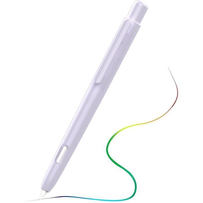 Stylet,étui porte-crayon pour Apple Pencil 2e génération, étui de  protection rétractable anti-rayures pour iPad Pro - Taro Purple - Cdiscount  Informatique
