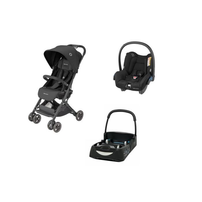 Bebe Confort Lara2 Pack Poussette Canne Essential Black Ultra Compacte Siege Auto Cosi Citi Base Citi Naissance A 4 Ans Cdiscount Puericulture Eveil Bebe
