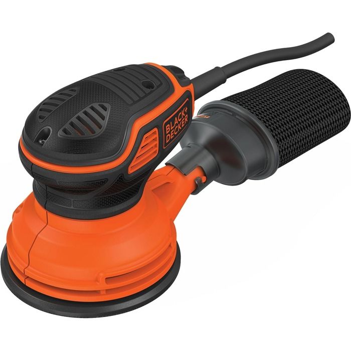 Ponceuse excentrique BLACK + DECKER KA199 - 240W - 125mm - Filaire