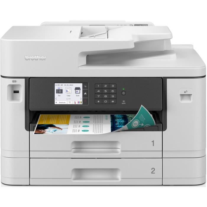 Imprimante Multifonction 4-en-1 - BROTHER - Business Smart - Jet dencre - A3 - Couleur - Wi-Fi - MFCJ5740DWRE1